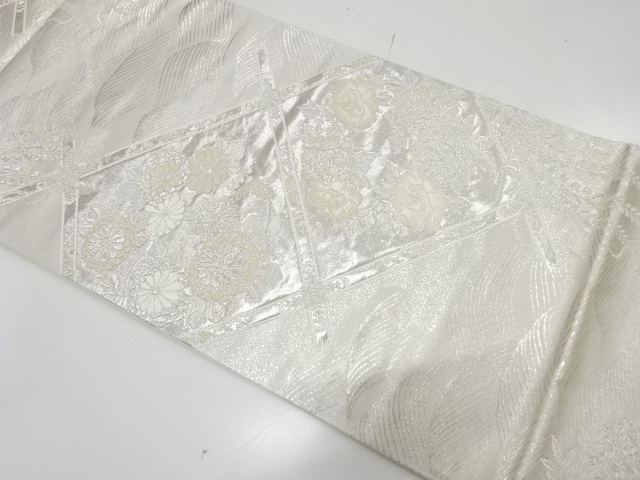 JAPANESE FUKURO OBI / UNUSED / WOVEN KIKU